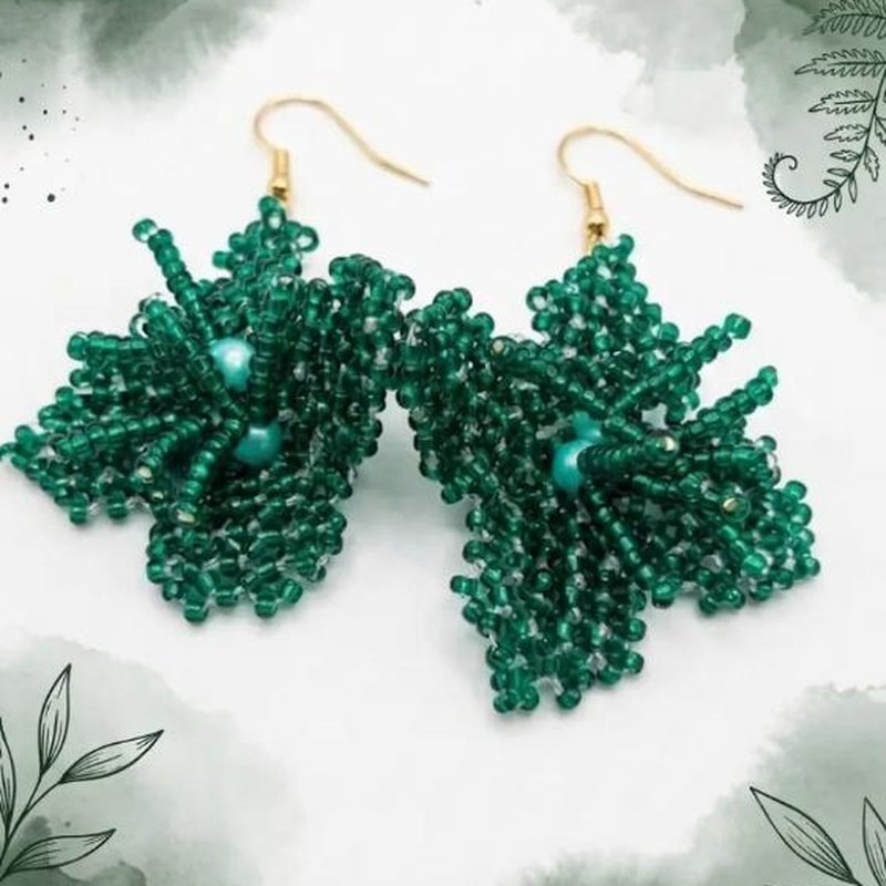 Pendientes Clemátide